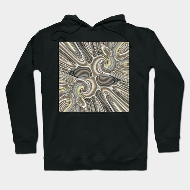 detailed smooth art deco and art nouveau styled fluid painted design Hoodie by mister-john